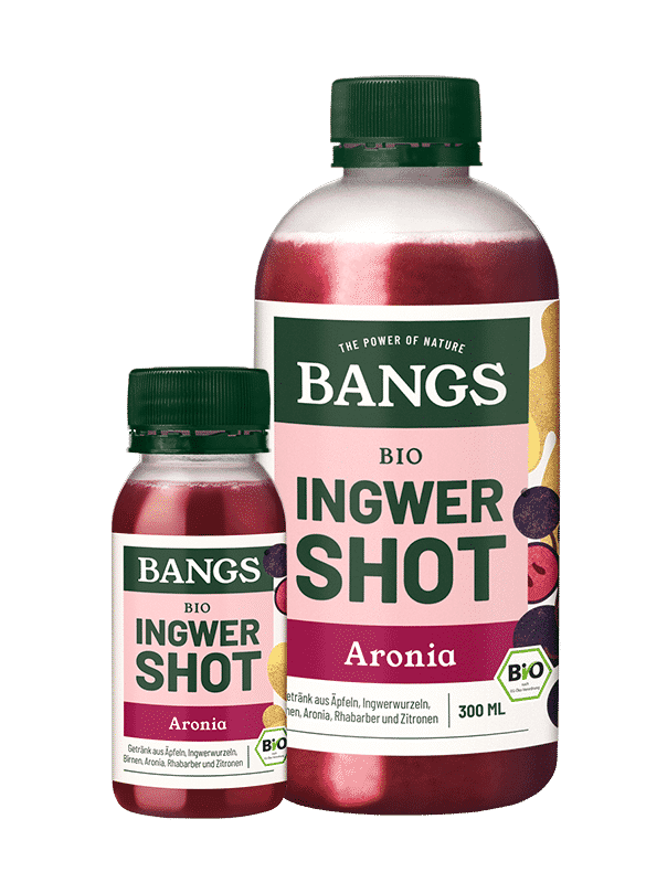 Ingwer-Aronia-Shots