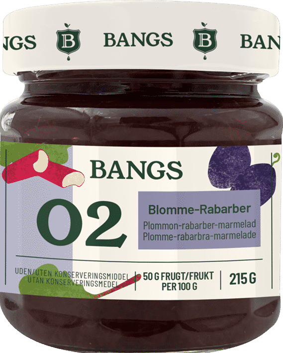Blomme-rabarber-marmelade